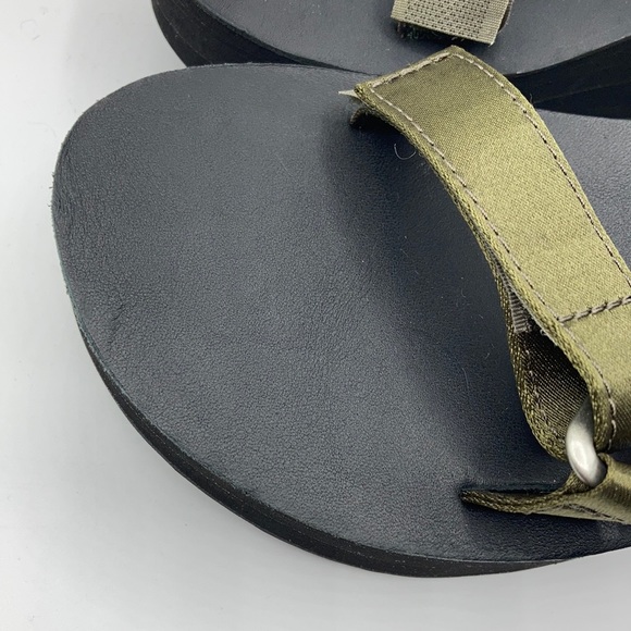 Teva Universal Satin Olive Platform Sandals - Picture 8 of 9